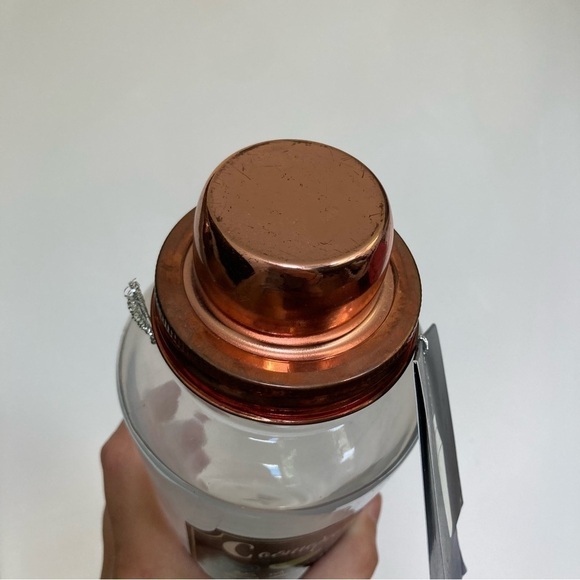 Social Club | Premium Barware Glass & Copper Cosmopolitan Shaker Mixer Cup - Picture 2 of 5
